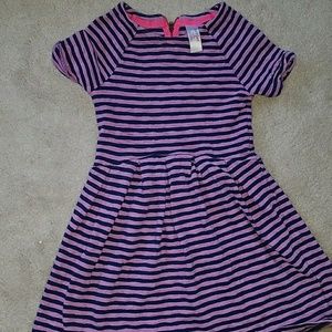 Girls Cat & Jack striped dress, sz 6/6x